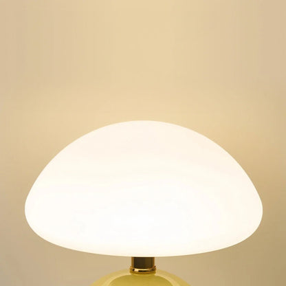 LumiGlass - Modern LED Bordslampa med Glasskärm | Dimbar &amp; Energibesparande