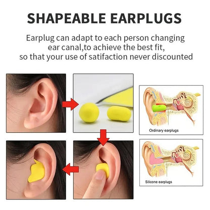 Bullerdämpande öronproppar för sömn