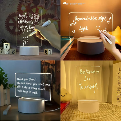 LumiBoard - Modern LED Skrivtavla Bordslampa med Penna