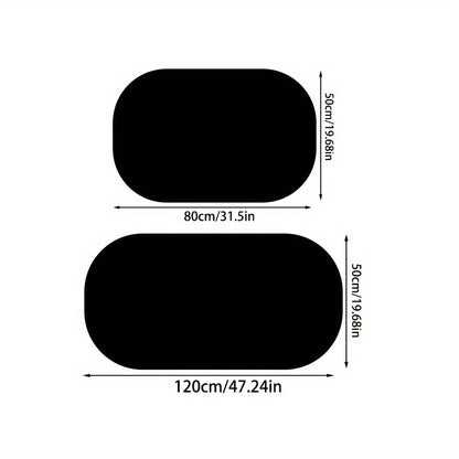 Non-Slip Duschmatta Set | 2-delar | Mjuk Absorberande Polyester Badmattor | Brick by Brick