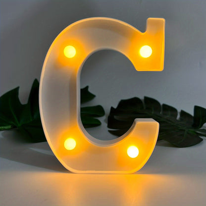 AlphaGlow - LED Dekorativ Bokstavslampa med Batteridrift