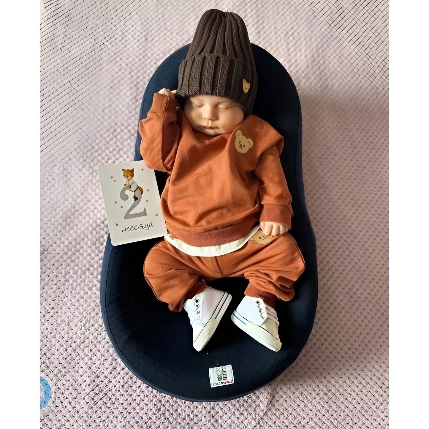 Cozy Cubs - Unisex-Babybjörnar Passande Set för Spädbarn - Tvådelat Set - Tröja och Byxor