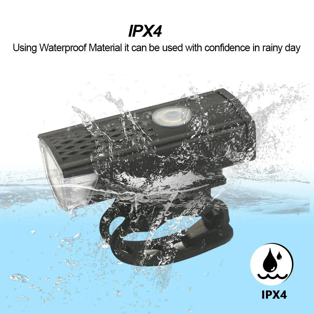 BikeBeam - Återuppladdningsbart USB-cykelljus med bakljus för säkra nattcykelturer