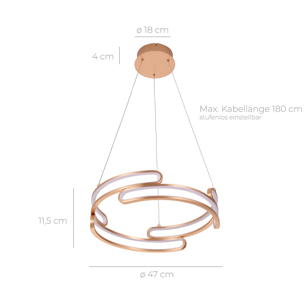 Metalis - Elegant Taklampa i Metall