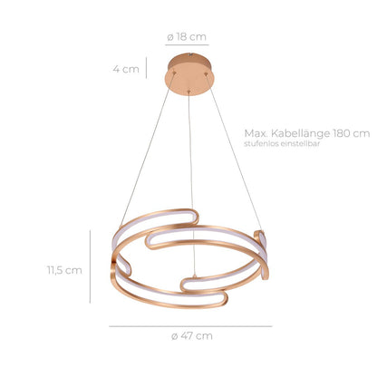 Metalis - Elegant Taklampa i Metall