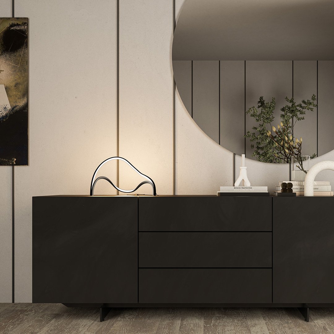 Carvallo – Minimalistisk LED Bordslampa med Stilren Design