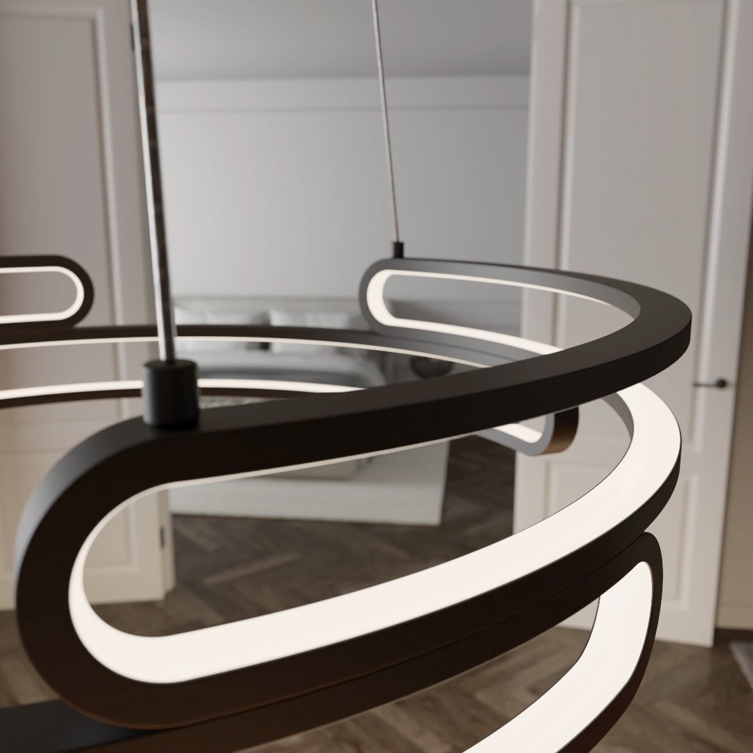 Metalis - Elegant Taklampa i Metall