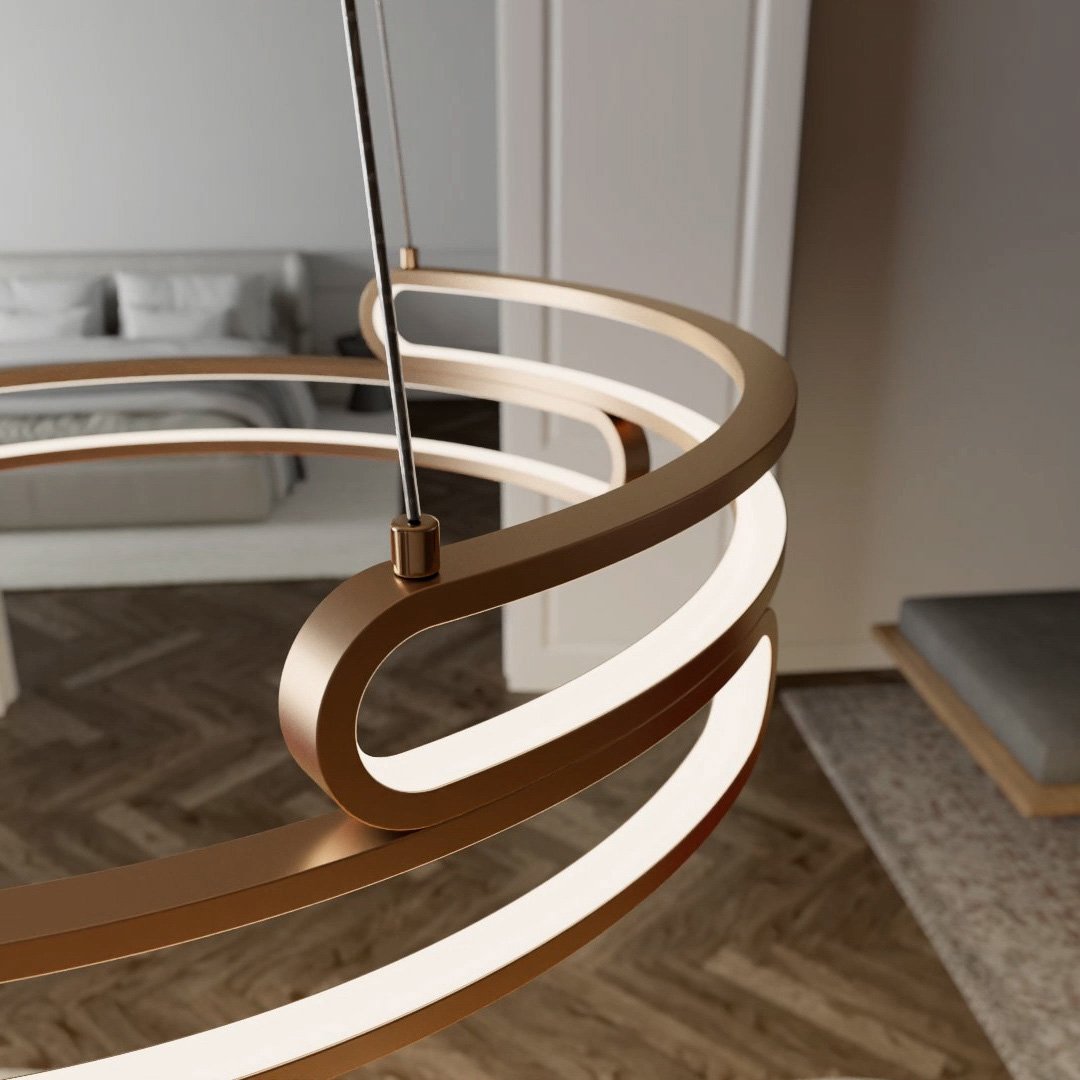 Metalis - Elegant Taklampa i Metall