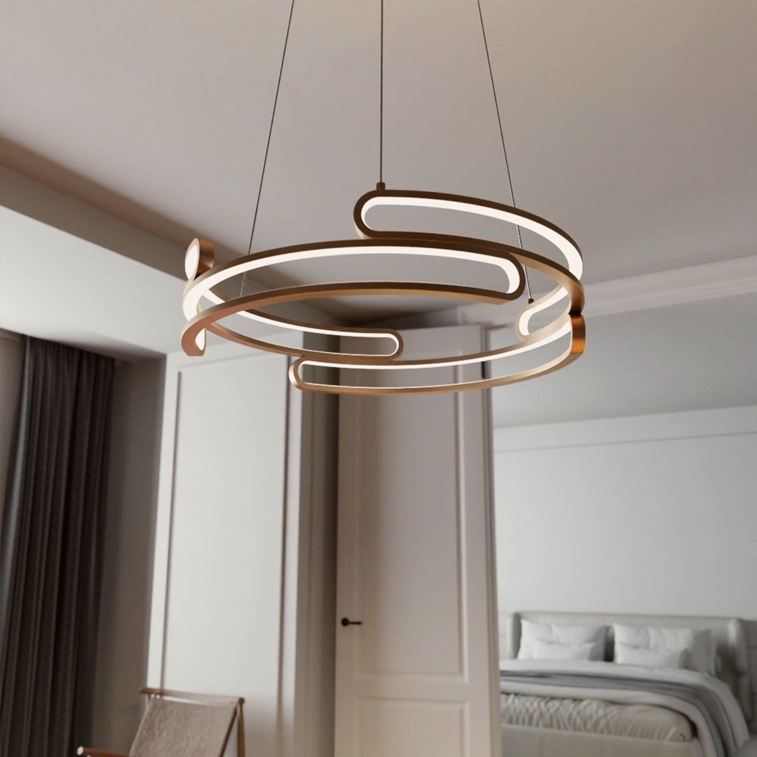 Metalis - Elegant Taklampa i Metall