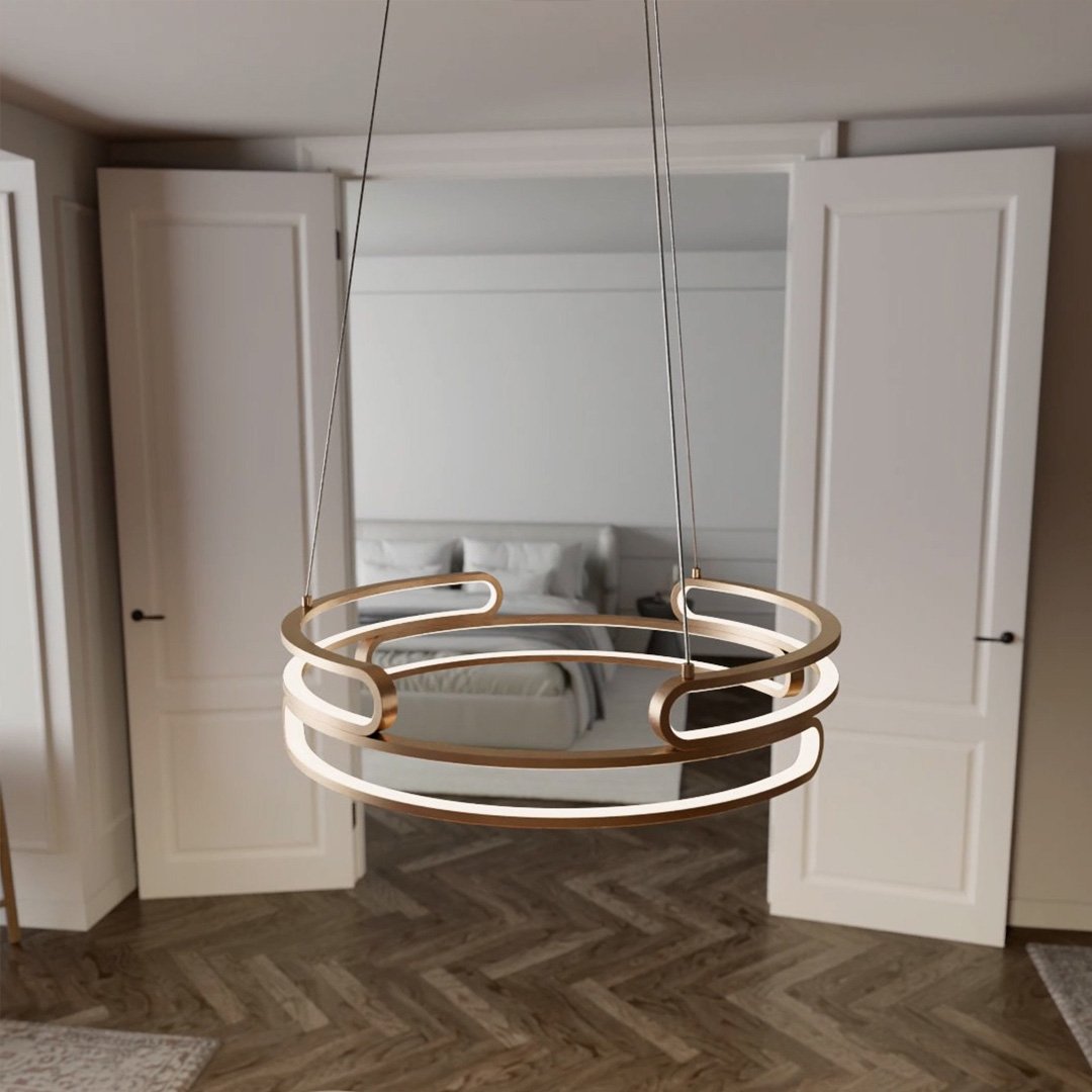 Metalis - Elegant Taklampa i Metall