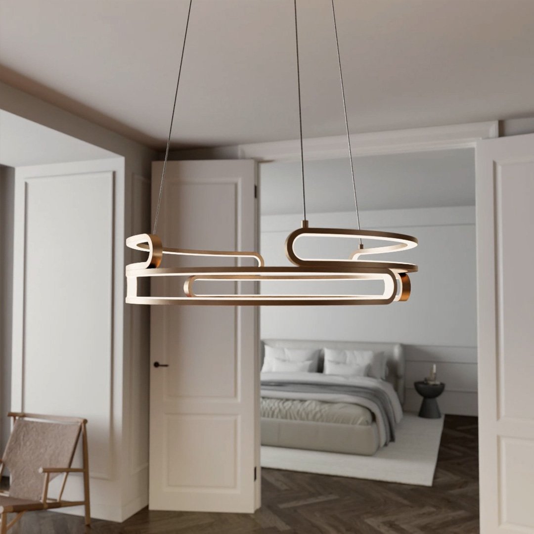 Metalis - Elegant Taklampa i Metall