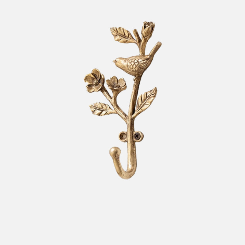 Carvallo – Metall Väggkrok med Lekfullt Fågelmönster