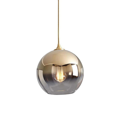 SphereGlow - Modern Glasklar Industrial LED- Handlamp för Kök och Matrum