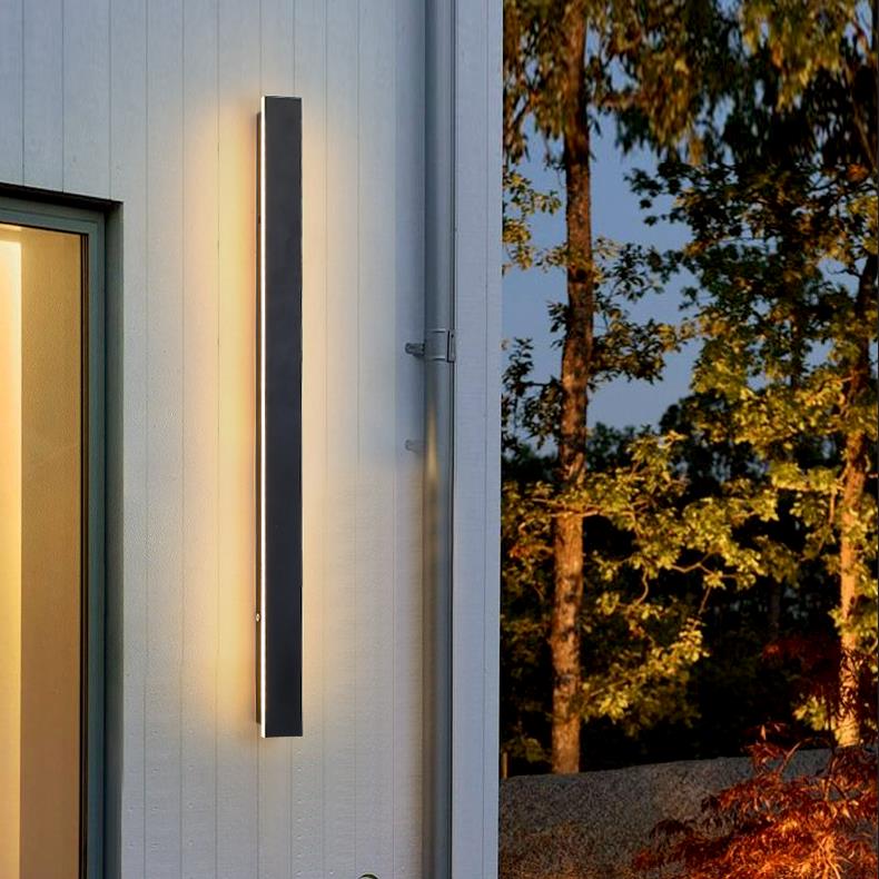 Utomhus Vägglampa Modern Svart LED Vägglampor