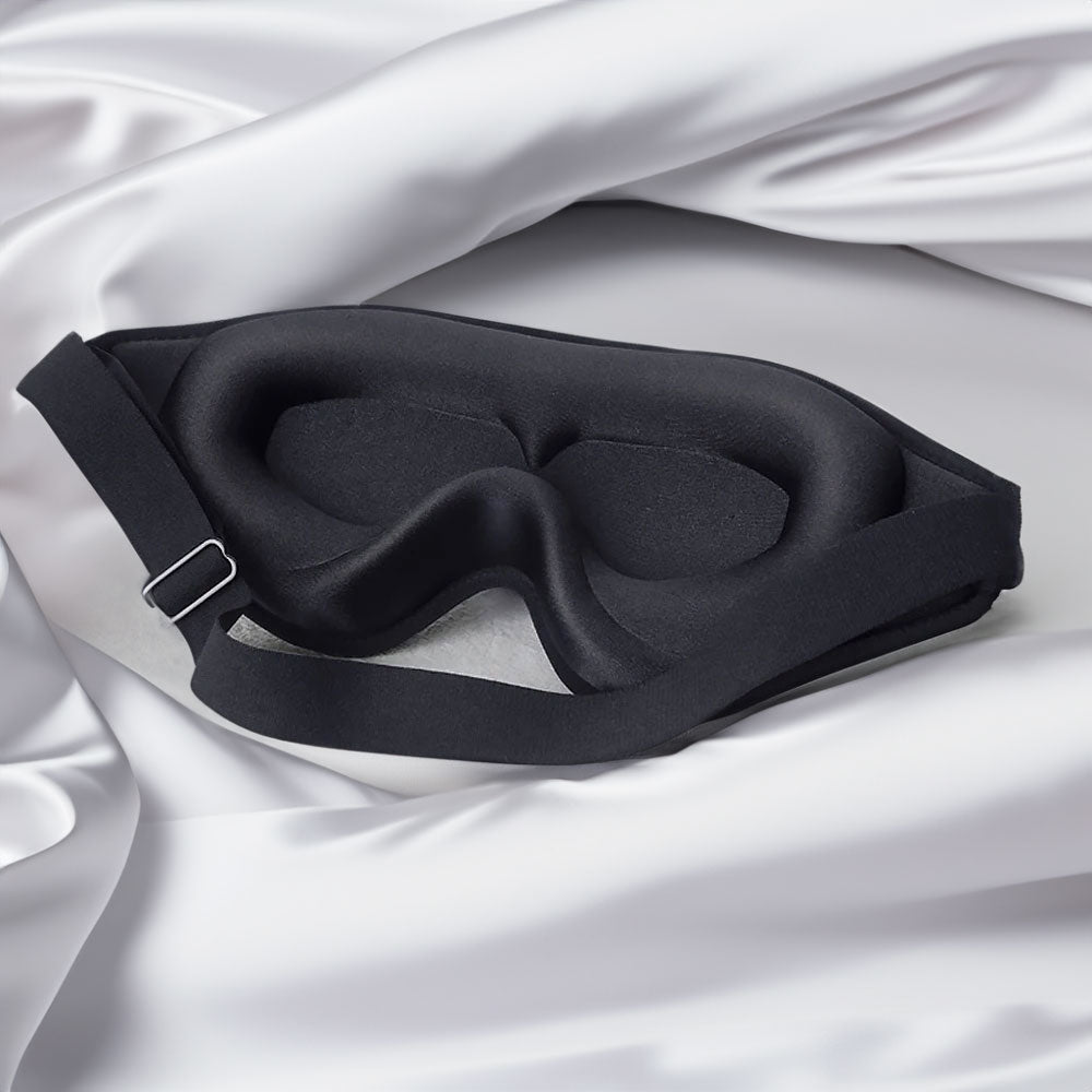 Carvallo – Lyxig 3D Memory Foam Sömnmask för Ultimat Mörker och Komfort
