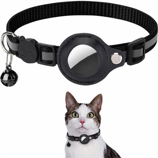 Katt Halsband Nylon Reflekterande GPS Tracker Rem