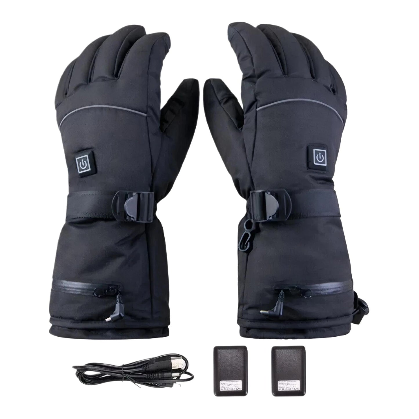 Unisex Värmehandskar - Uppladdningsbara & Touchscreenvänliga (Batterier ingår)
