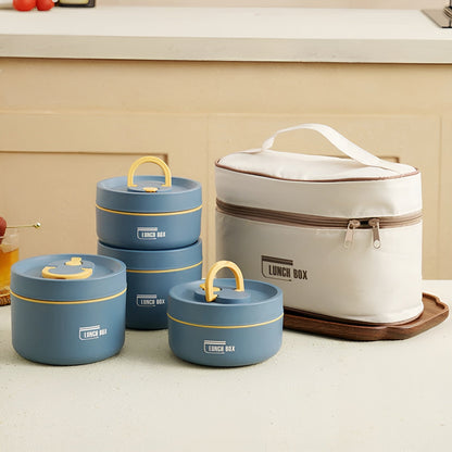 Isolerad lunchbox – Flera fack &amp; läckagesäker | Inkl. bärväska