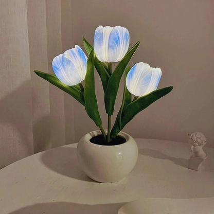 LED Bordslampa Blomkruka Lampa Dekor