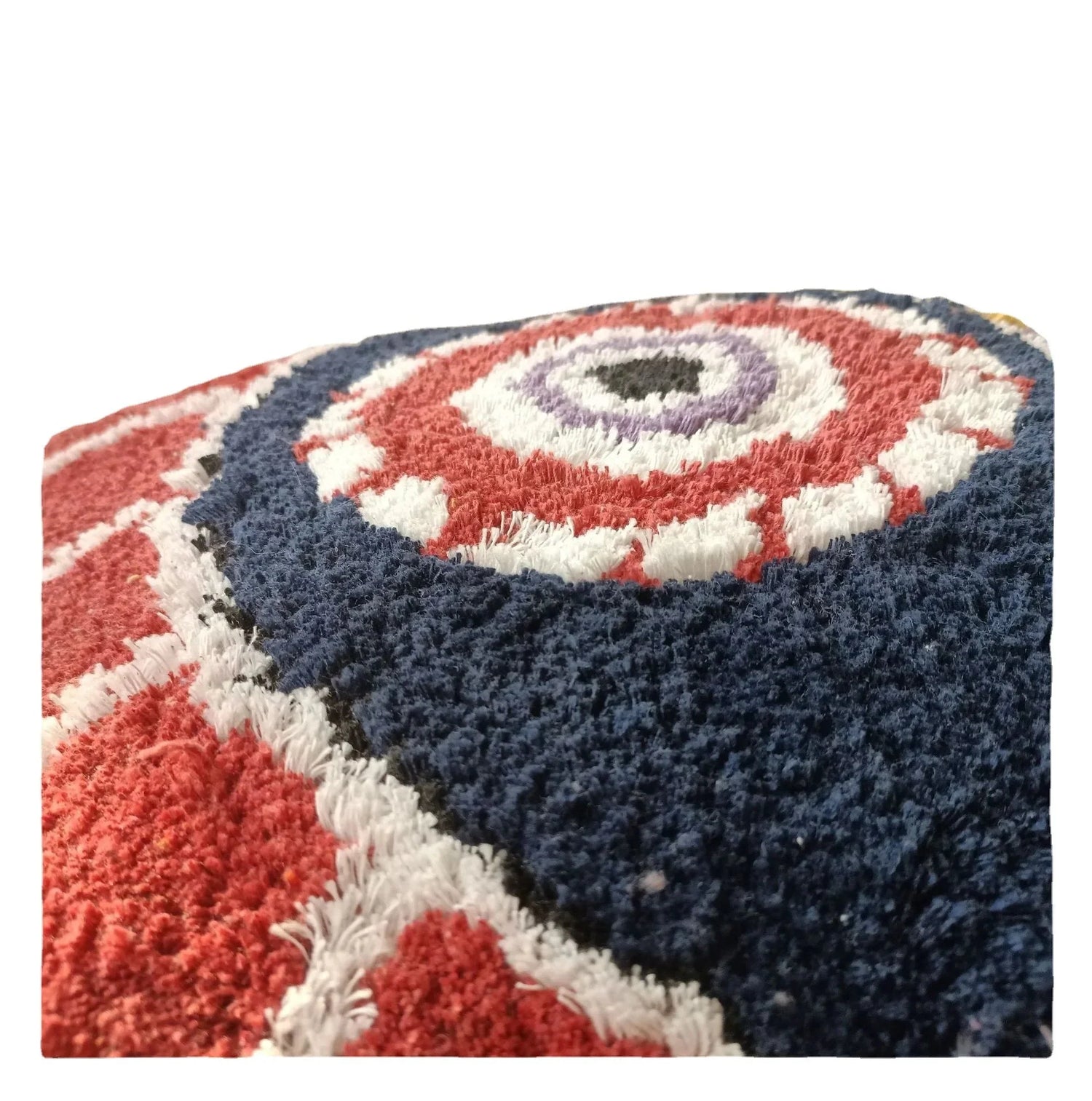 Bohemisk Stil Djävulens Öga Tufthuvud Kuddeöverdrag 45cm