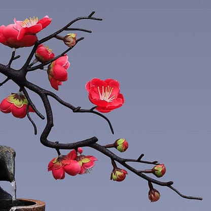 Zen Blossom Water Vase - Lugn Bonsai Dekoration med Fontän