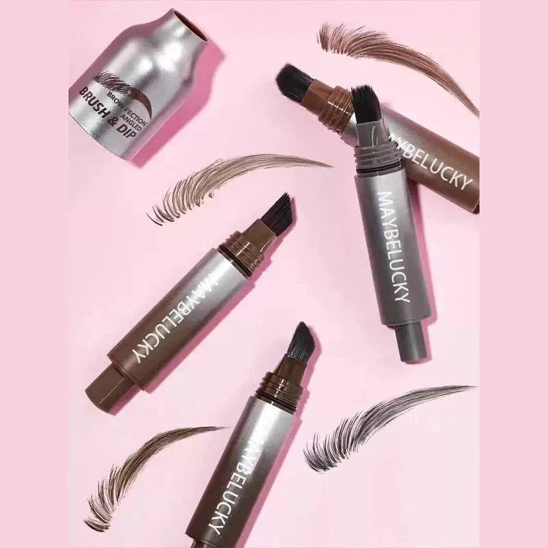 Browlam - Vattenfast ögonbrynspenna med 3D-formel för naturlig, långvarig definition