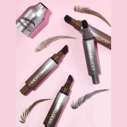 Browlam - Vattenfast ögonbrynspenna med 3D-formel för naturlig, långvarig definition