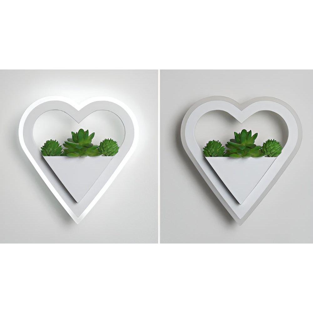 EcoChic Glow - Minimalistisk nordisk konst växtväggslampa för stilfulla glödande