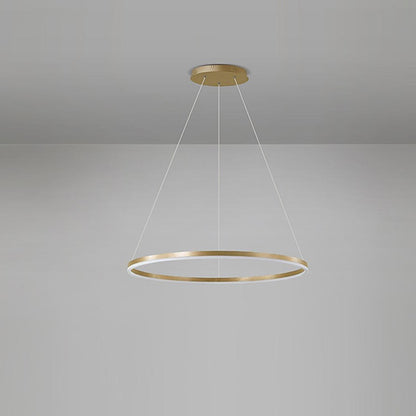 Modern svart LED hängande taklampa