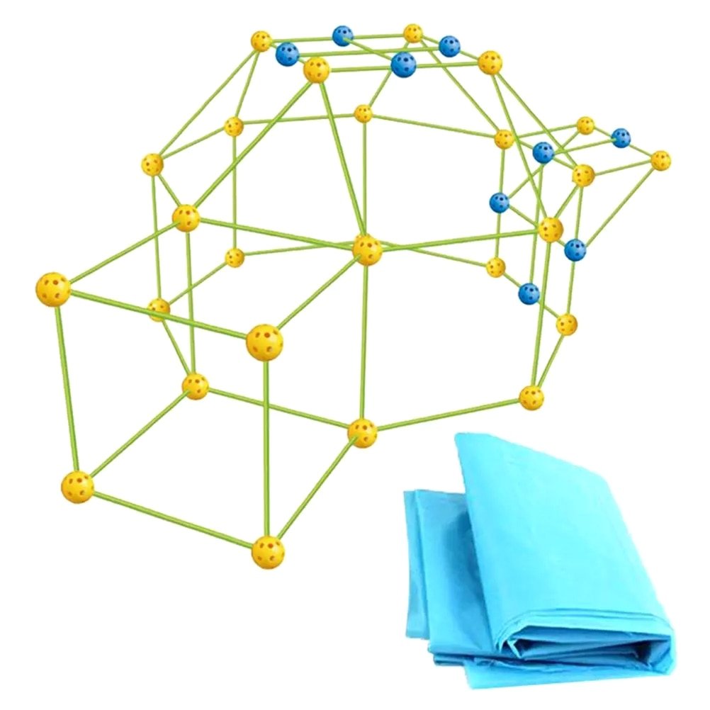 Buildadream Tent - Kreativt konstruktionsleksak för barn - Fantasifullt lek- och läräventyr