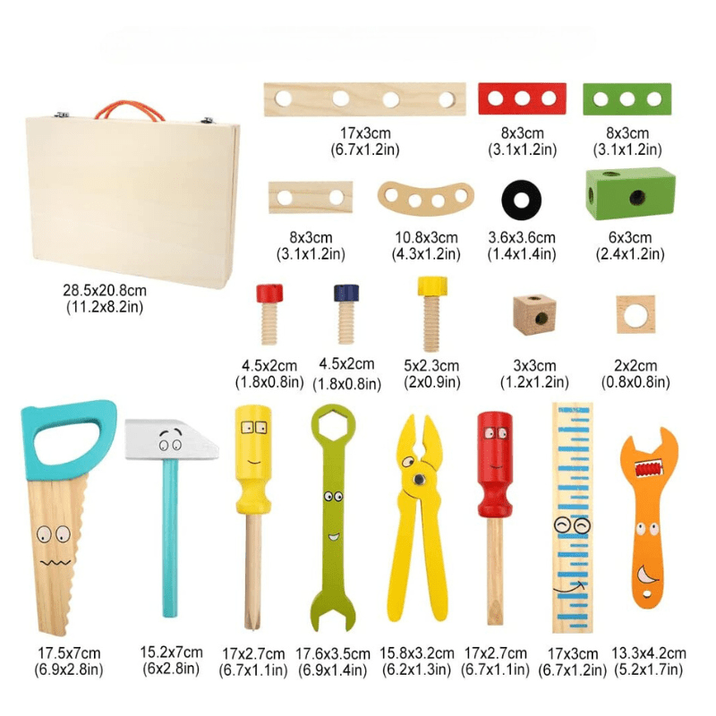 Buildaroo - Träbyggsats för kreativ bygg- och lärande nöje