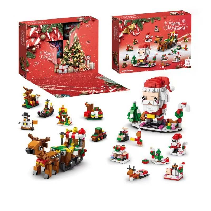 Buildblocks Holiday - Adventskalender med byggblock för kreativ julglädje
