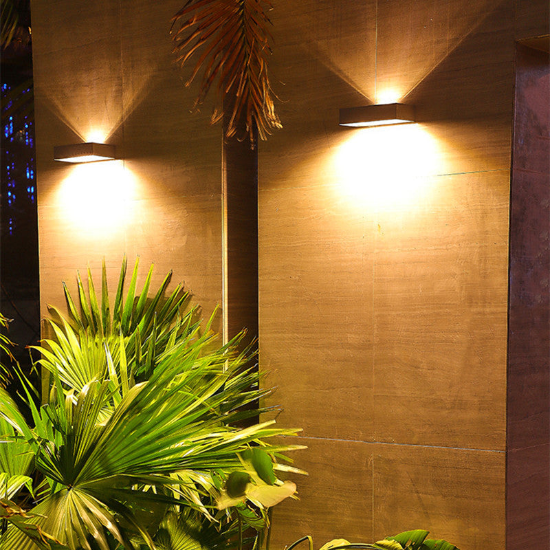 Carvallo Solar Up-Down utomhusvägglampa | Modernt design | Automatisk sensor | Varm- & Kallvit