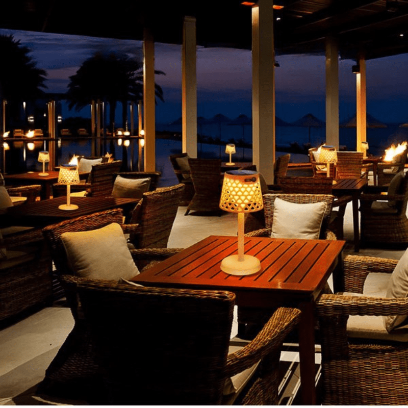 Carvallo Solar Bordslampa Flexibel | För Inomhus & Utomhus | USB & Solarladdning | Varm- & Kallvit