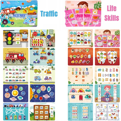 BusyBook - Montessori Hållbar Berättelsebok