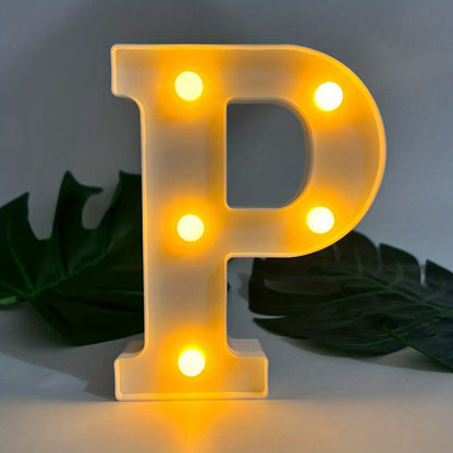 AlphaGlow - LED Dekorativ Bokstavslampa med Batteridrift