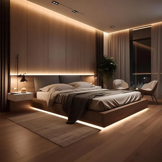 Led lyslist vattentålig rörelsesensor belysning