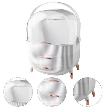 Makeup Storage Organizer med lådor - Kosmetisk bordsskåp