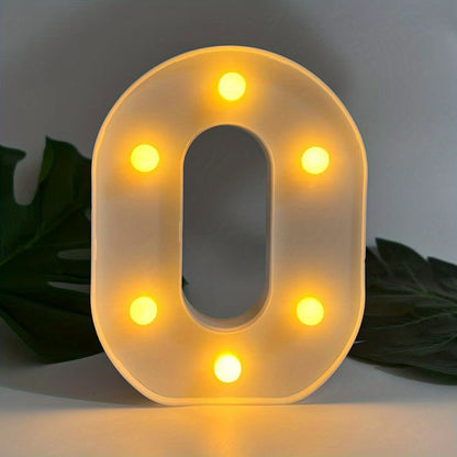 AlphaGlow - LED Dekorativ Bokstavslampa med Batteridrift