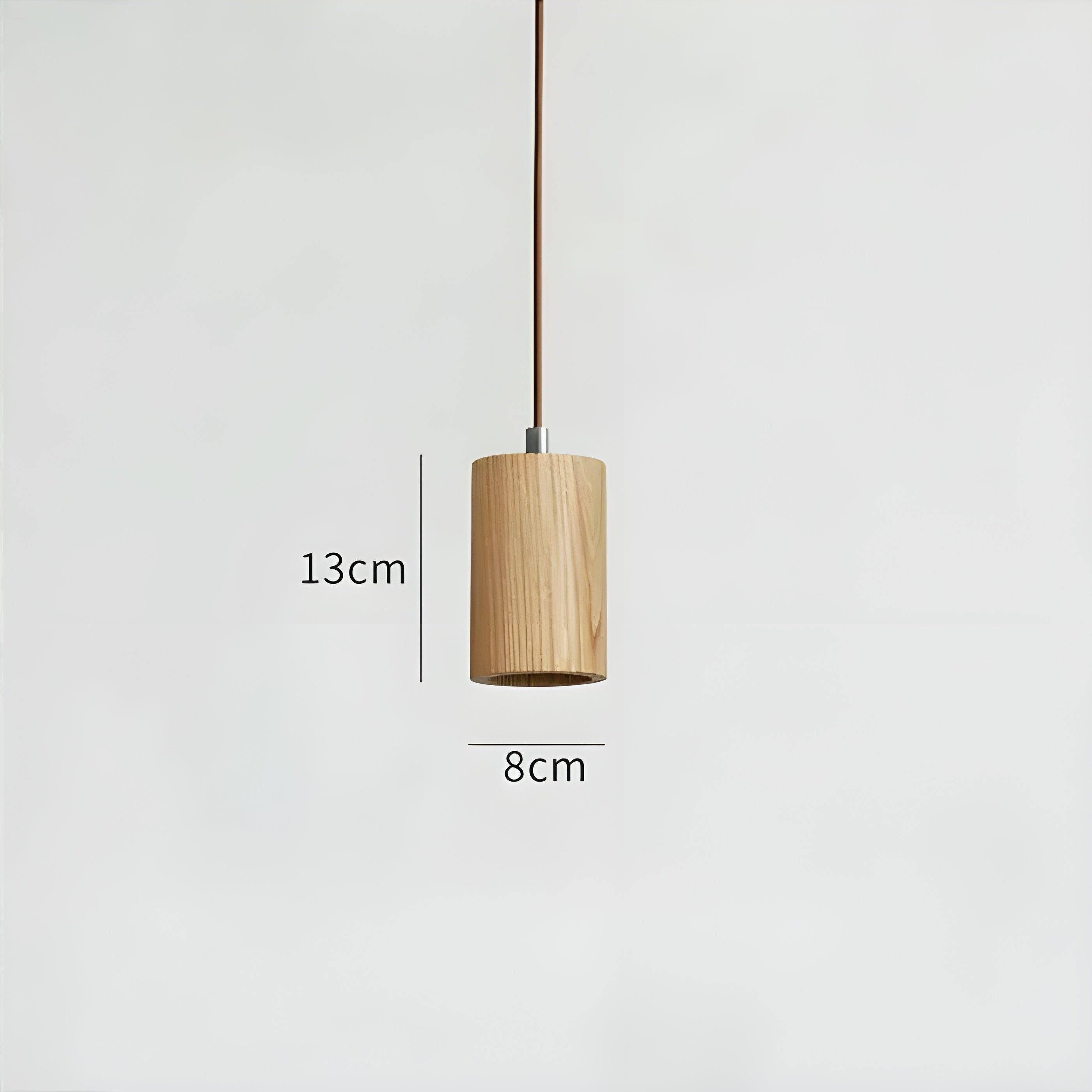 LuxeTrail Light - Skandinavisk Trä Pendellampa
