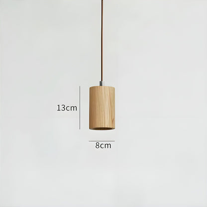 LuxeTrail Light - Skandinavisk Trä Pendellampa
