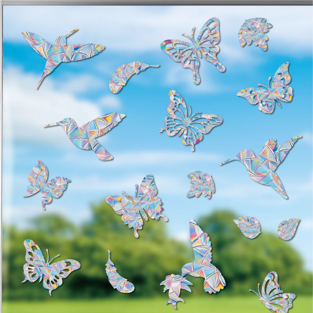 Regnbåge Fönster Klistermärke