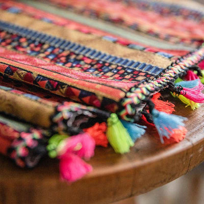 Färggranna Pärlfrans Gardin Ljusfilter Draperier