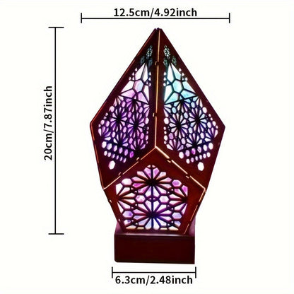 StarGlow - USB Bohemisk Stjärnhimmel Nattlamp 3D Projektor