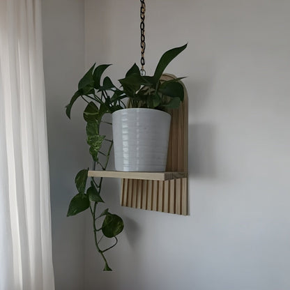 Boho Rainbow Vägghylla - Stilfull Förvaring för Alla Rum