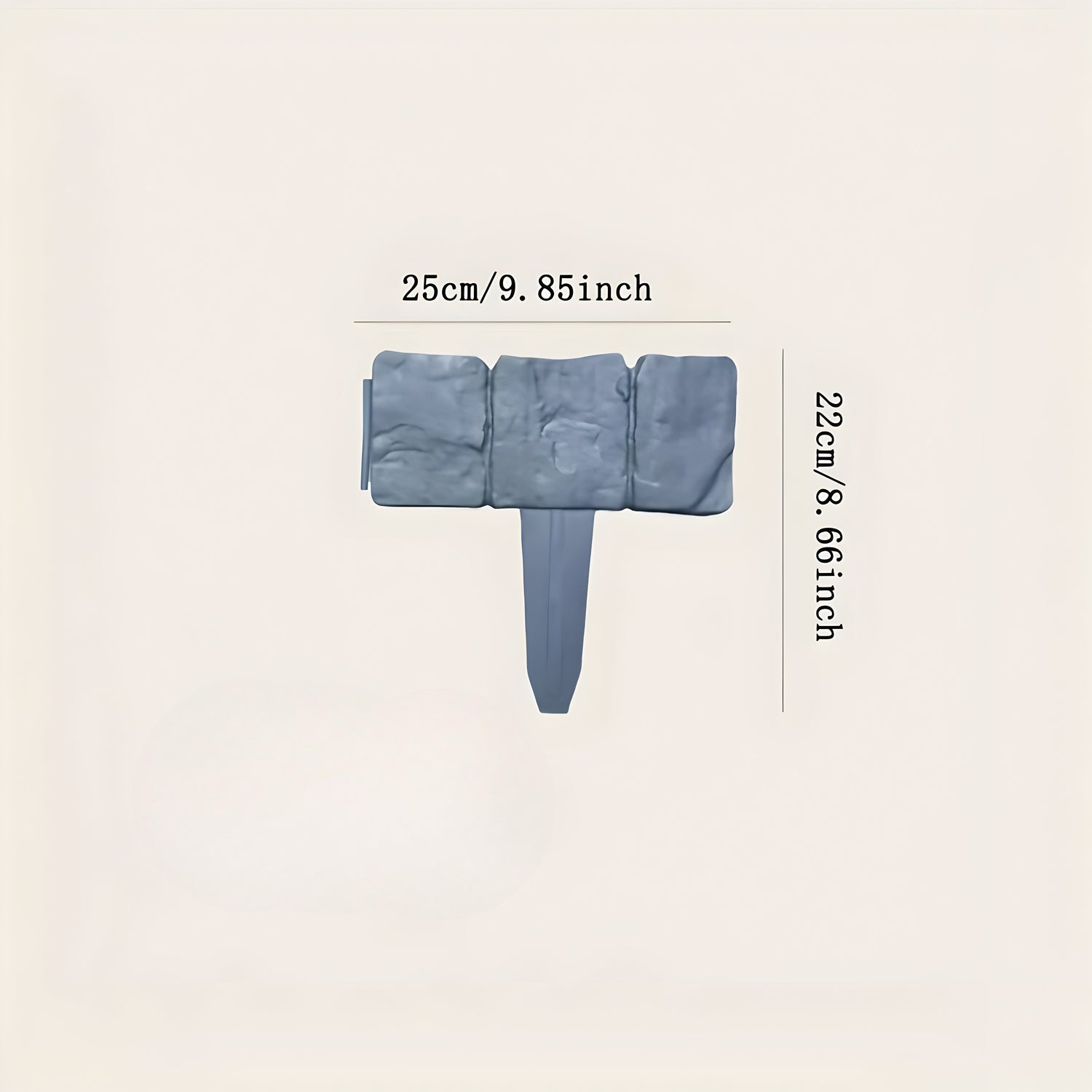 EcoEdge Zaun – Fällbar Trädgårdsstaket i Patchwork-stil