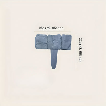 EcoEdge Zaun – Fällbar Trädgårdsstaket i Patchwork-stil