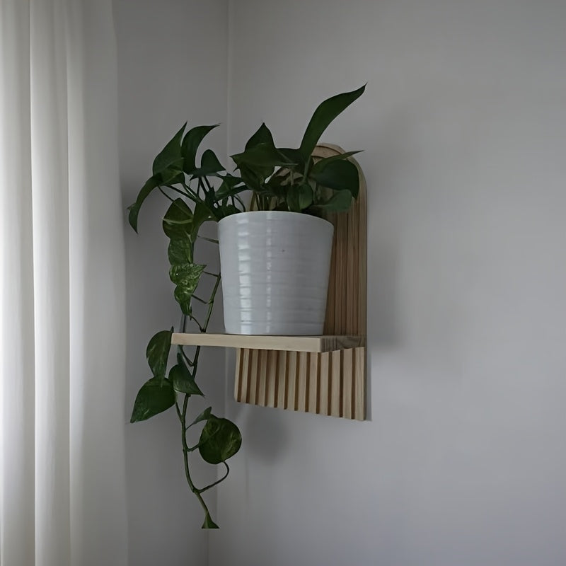 Boho Rainbow Vägghylla - Stilfull Förvaring för Alla Rum