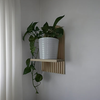 Boho Rainbow Vägghylla - Stilfull Förvaring för Alla Rum