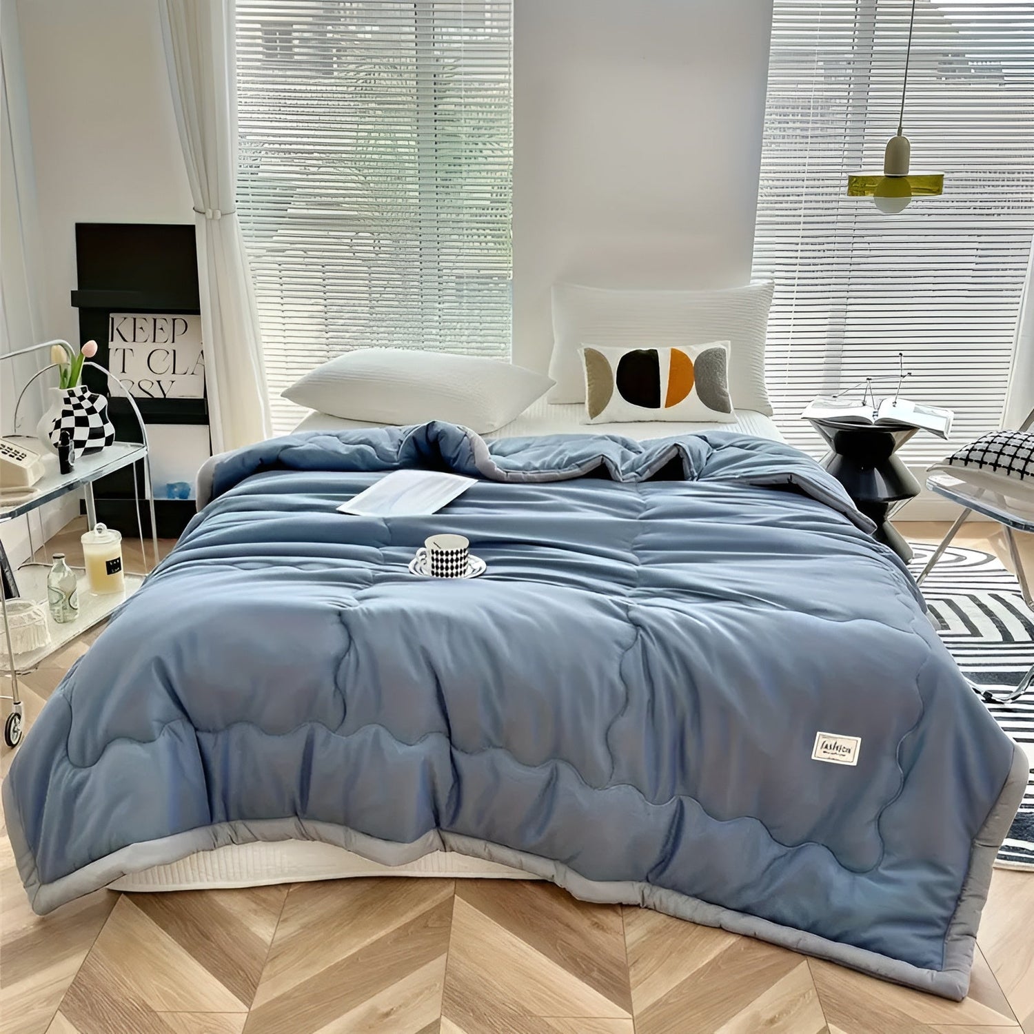 Lätt täcke för sommaren – Andas &amp; Mångsidig | För soffa, säng &amp; resor